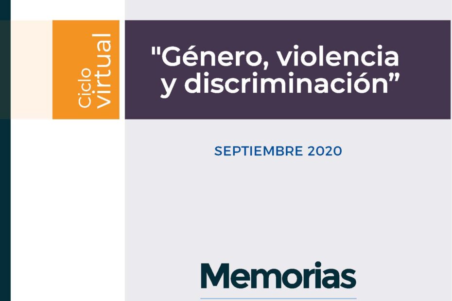 Ciclo Virtual Género, violencia y discriminación