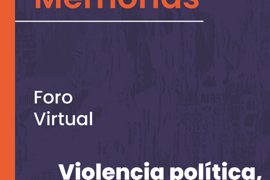 Foro virtual Violencia política, género y medios de comunicación