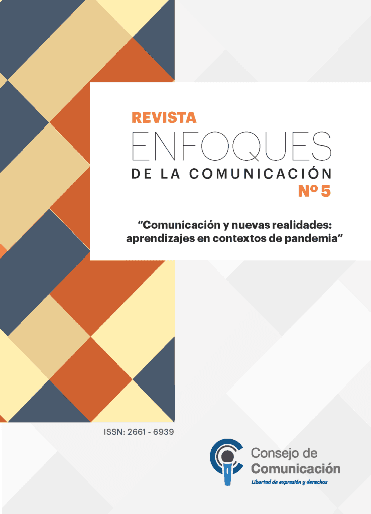 Revista Enfoques de la Comunicación 5 Comunicación y nuevas realidades aprendizajes contextos de pandemia