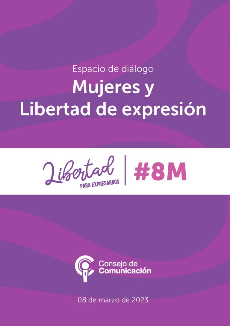 Espacio de diálogo Mujeres y Libertad de Expresión