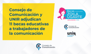 Consejo de Comunicación y UNIR adjudican 11 becas educativas a trabajadores de la comunicación