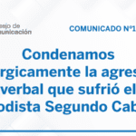 Condenamos enérgicamente la agresión verbal que sufrió el periodista Segundo Cabrera