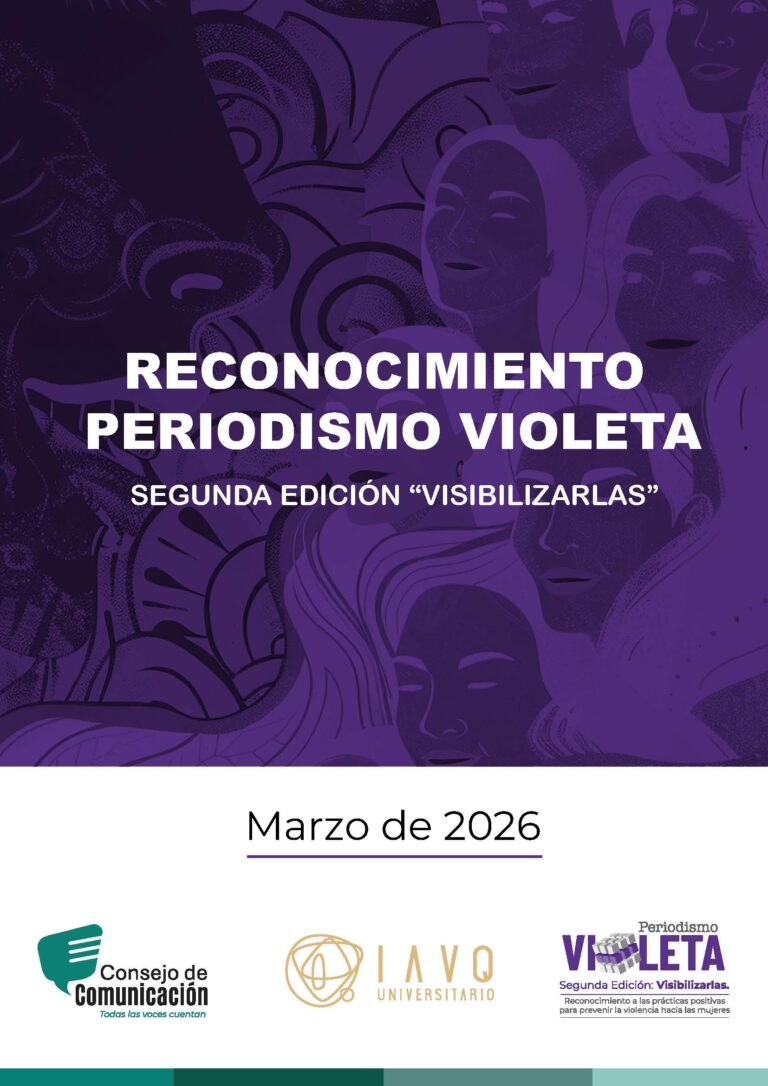 Reconocimiento Periodismo Violeta Segunda Edición "Visibilizarlas"