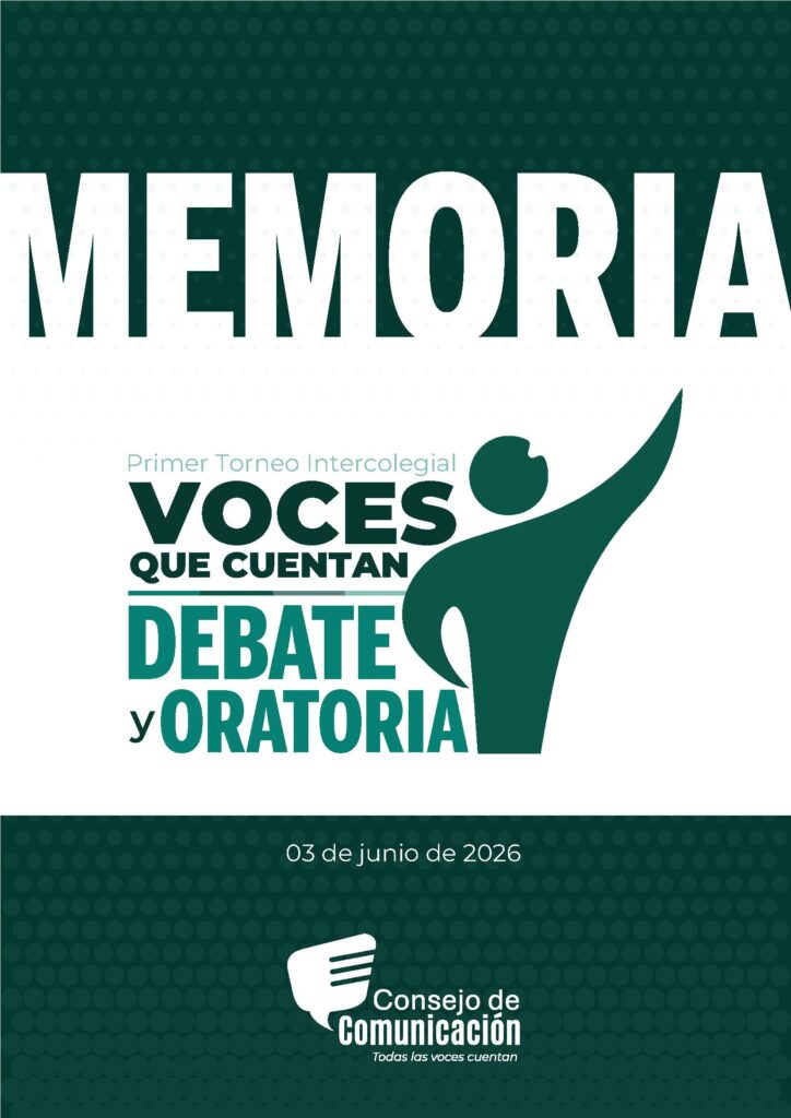 Torneo de Debate y Oratoria Voces que Cuentan - Distrito Metropolitano de Quito