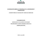 Fundamentación Metodología de Evaluación de Contenidos Presuntamente Violentos Difundidos en Medios de Comunicación Social